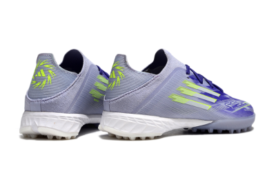 Adidas F50 Elite TF Artificial Turf Soccer Shoes - Purple/Electric Green/Soft Gray