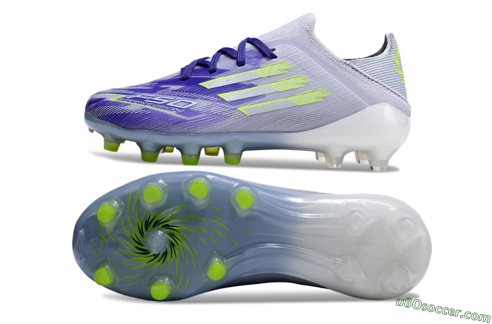 Adidas F50 Elite FG Firm Ground Soccer Cleats - Purple/Vibrant Purple/Electric Yellow 0