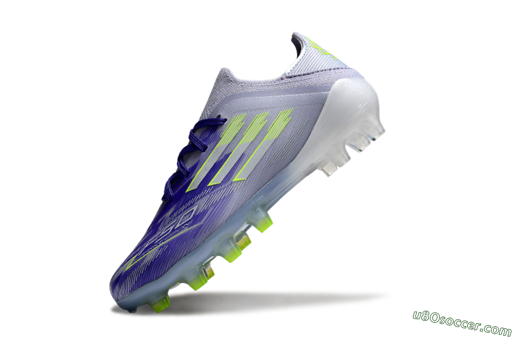 Adidas F50 Elite FG Firm Ground Soccer Cleats - Purple/Vibrant Purple/Electric Yellow 4