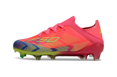 Adidas F50 Elite FG Firm Ground Soccer Cleats - Pink/Electric Pink/Neon Green