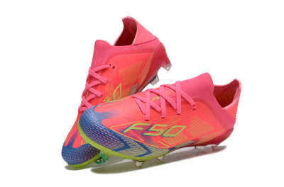 Adidas F50 Elite FG Firm Ground Soccer Cleats - Pink/Electric Pink/Neon Green