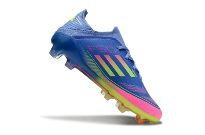 Adidas F50 Elite FG Firm Ground Soccer Cleats - Blue/Neon Pink/Florescent Yellow