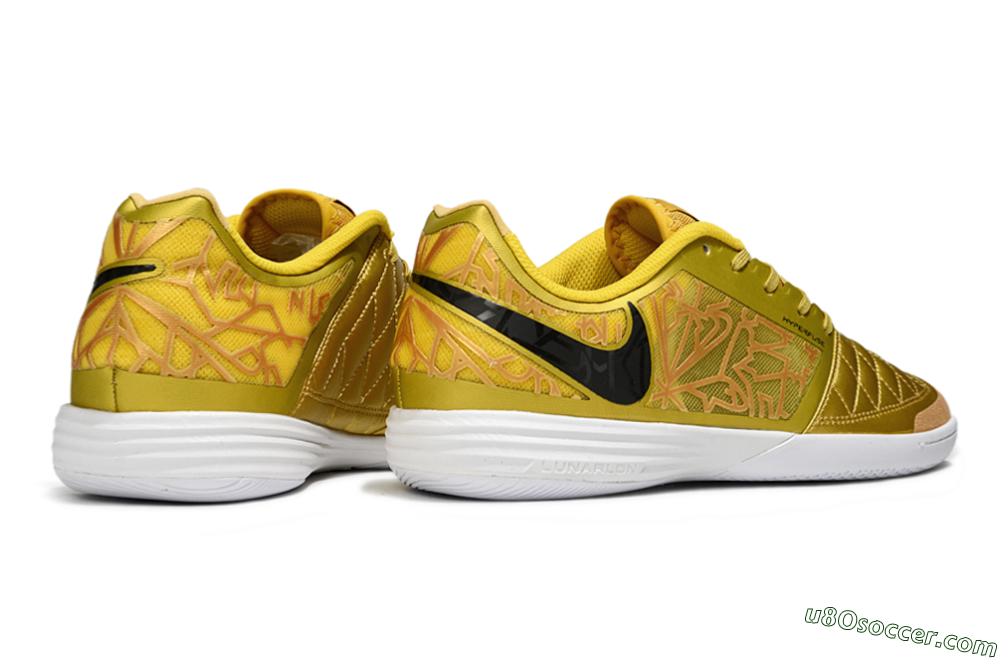 Nike Lunar Gato 2 IC Indoor & Futsal Soccer Shoes - Yellow/Golden Yellow/Bright Sunshine 6
