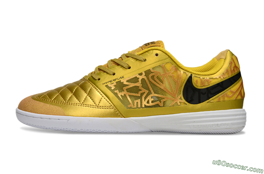 Nike Lunar Gato 2 IC Indoor & Futsal Soccer Shoes - Yellow/Golden Yellow/Bright Sunshine 2