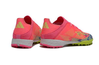 Adidas F50 Elite TF Artificial Turf Soccer Shoes - Pink/Neon Green/Blue Gradient
