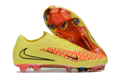 Nike Phantom 6 Low Elite FG Firm Ground Soccer Cleats - Yellow/Vibrant Sunset/Flame Orange
