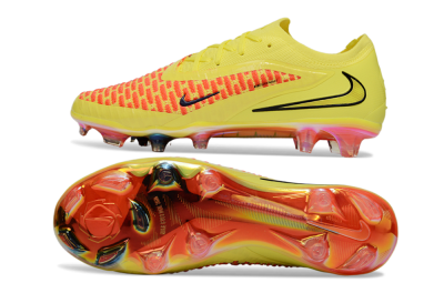 Nike Phantom 6 Low Elite FG Firm Ground Soccer Cleats - Yellow/Vibrant Sunset/Flame Orange