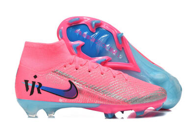 Nike Air Zoom Mercurial Superfly 10 Elite FG Firm Ground Soccer Cleats - Pink/Electric Pink/Blue Ice