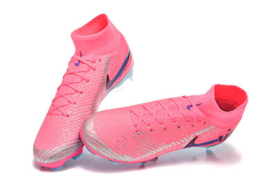 Nike Air Zoom Mercurial Superfly 10 Elite FG Firm Ground Soccer Cleats - Pink/Electric Pink/Blue Ice