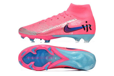 Nike Air Zoom Mercurial Superfly 10 Elite FG Firm Ground Soccer Cleats - Pink/Electric Pink/Blue Ice