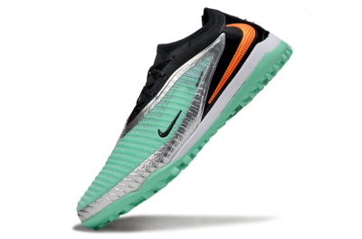 Nike Phantom 6 Low Elite TF Artificial Turf Soccer Shoes - Green/Mint Green/Black Orange