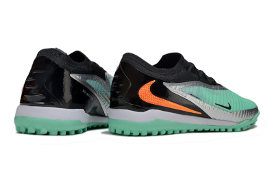 Nike Phantom 6 Low Elite TF Artificial Turf Soccer Shoes - Green/Mint Green/Black Orange