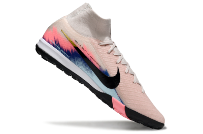 Nike Air Zoom Mercurial Superfly 10 Elite TF Artificial Turf Soccer Shoes - Pink/Soft Pink/Light Blue