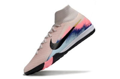 Nike Air Zoom Mercurial Superfly 10 Elite TF Artificial Turf Soccer Shoes - Pink/Soft Pink/Light Blue
