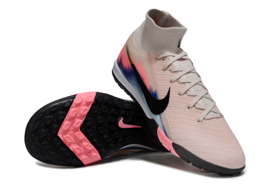 Nike Air Zoom Mercurial Superfly 10 Elite TF Artificial Turf Soccer Shoes - Pink/Soft Pink/Light Blue
