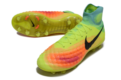 Nike Magista Orden 2 FG Firm Ground Soccer Cleats - Yellow/Electric Lime/Fusion Coral