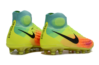 Nike Magista Orden 2 FG Firm Ground Soccer Cleats - Yellow/Electric Lime/Fusion Coral
