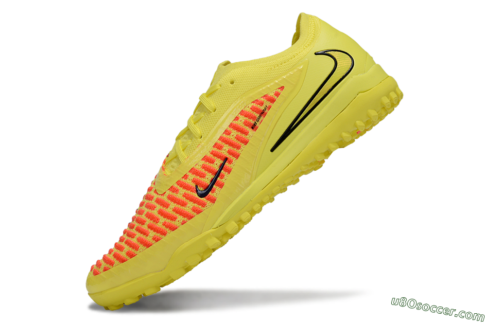 Nike Phantom 6 Low Elite TF Artificial Turf Soccer Shoes - Yellow/Neon Yellow/Flame Orange 5