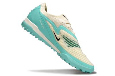 Nike Phantom 6 Low Elite TF Artificial Turf Soccer Shoes - Aqua/Soft Cream/Turquoise Splash
