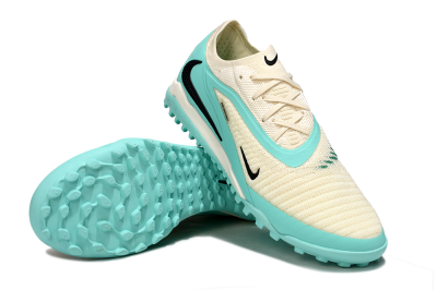 Nike Phantom 6 Low Elite TF Artificial Turf Soccer Shoes - Aqua/Soft Cream/Turquoise Splash