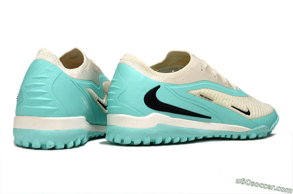 Nike Phantom 6 Low Elite TF Artificial Turf Soccer Shoes - Aqua/Soft Cream/Turquoise Splash 6