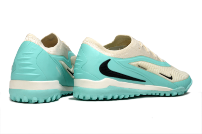 Nike Phantom 6 Low Elite TF Artificial Turf Soccer Shoes - Aqua/Soft Cream/Turquoise Splash