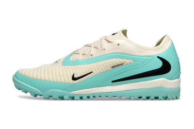 Nike Phantom 6 Low Elite TF Artificial Turf Soccer Shoes - Aqua/Soft Cream/Turquoise Splash