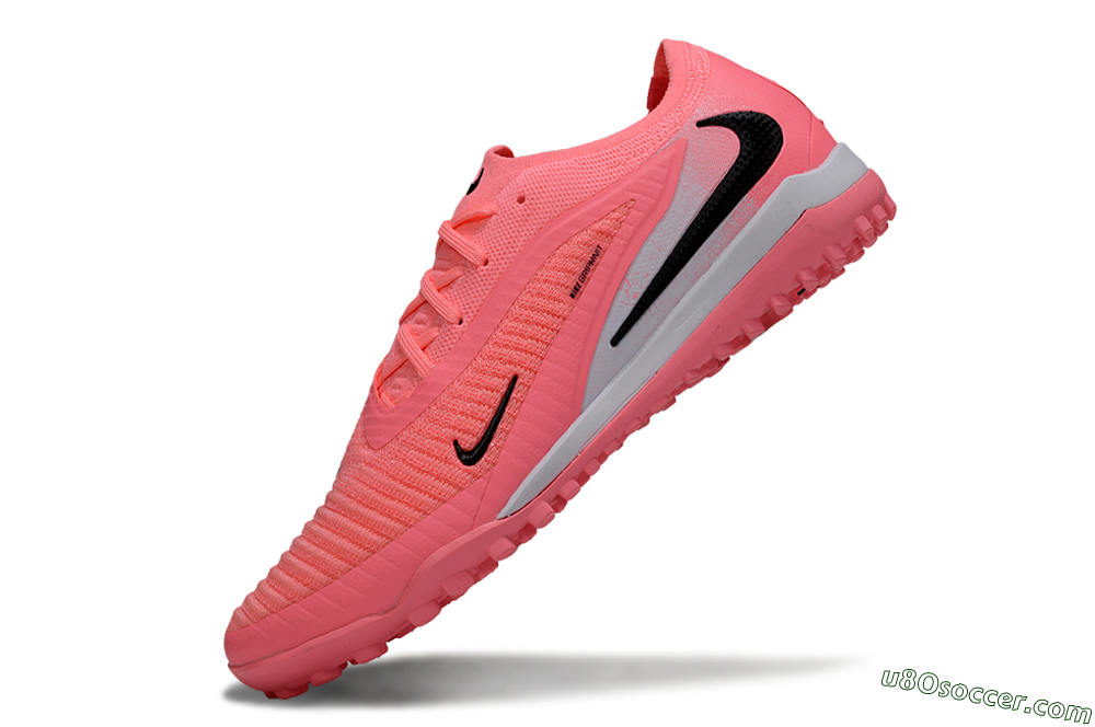 Nike Phantom 6 Low Elite TF Artificial Turf Soccer Shoes - Pink/Electric Pink/Black 5