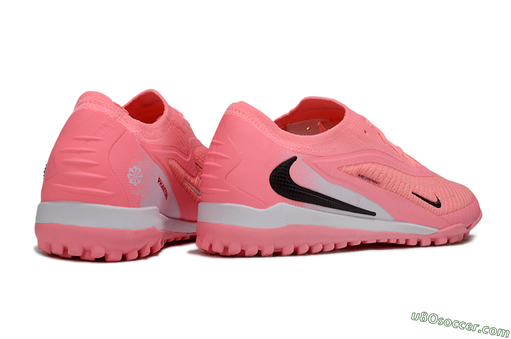 Nike Phantom 6 Low Elite TF Artificial Turf Soccer Shoes - Pink/Electric Pink/Black 6
