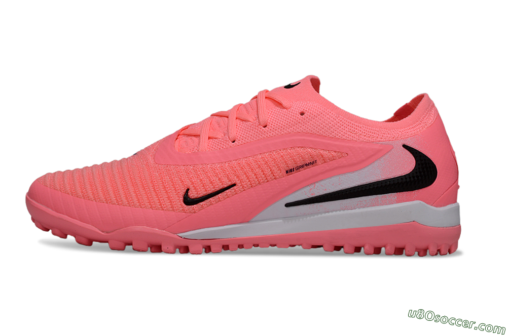 Nike Phantom 6 Low Elite TF Artificial Turf Soccer Shoes - Pink/Electric Pink/Black 2