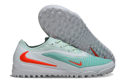 Nike Phantom 6 Low Elite TF Artificial Turf Soccer Shoes - Aqua/Coral Breeze/White Glow