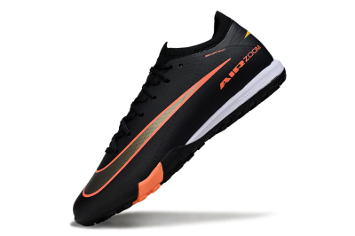 Nike Air Zoom Mercurial Vapor 16 Elite TF Artificial Turf Soccer Shoes - Black/Electric Orange/Gold Rush
