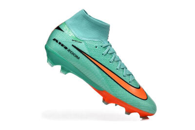 Nike Air Zoom Mercurial Superfly 10 Elite FG Firm Ground Soccer Cleats - Aqua/Coral Burst/Turquoise Splash