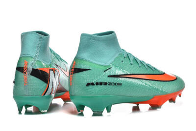 Nike Air Zoom Mercurial Superfly 10 Elite FG Firm Ground Soccer Cleats - Aqua/Coral Burst/Turquoise Splash