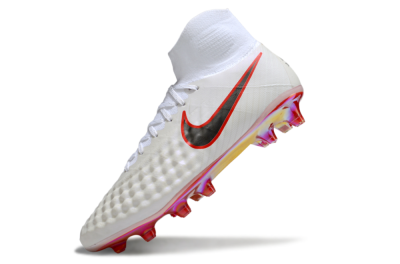 Nike Magista Orden 2 FG Firm Ground Soccer Cleats - White/Fiery Red/Black