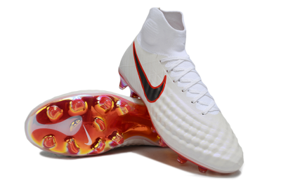 Nike Magista Orden 2 FG Firm Ground Soccer Cleats - White/Fiery Red/Black