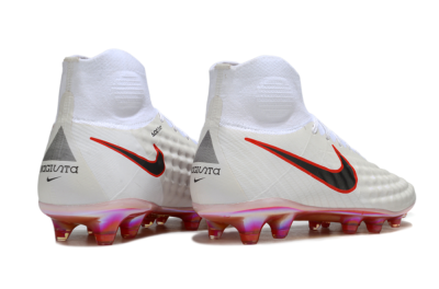 Nike Magista Orden 2 FG Firm Ground Soccer Cleats - White/Fiery Red/Black