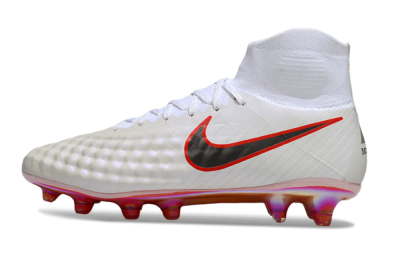 Nike Magista Orden 2 FG Firm Ground Soccer Cleats - White/Fiery Red/Black