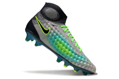 Nike Magista Orden 2 FG Firm Ground Soccer Cleats - Gray/Neon Green/Black