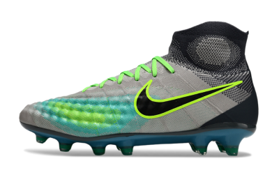 Nike Magista Orden 2 FG Firm Ground Soccer Cleats - Gray/Neon Green/Black