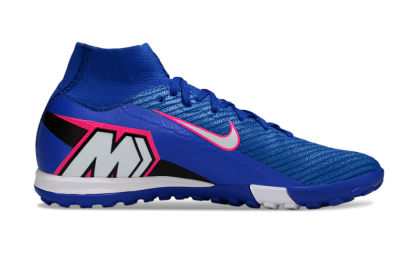 Nike Air Zoom Mercurial Superfly 10 Elite TF Artificial Turf Soccer Shoes - Blue/Electric Blue/Neon Pink