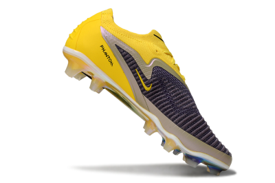 Nike Phantom 6 Low Elite FG Firm Ground Soccer Cleats - Yellow/Ample Gold/Graphite Gray