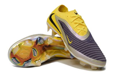 Nike Phantom 6 Low Elite FG Firm Ground Soccer Cleats - Yellow/Ample Gold/Graphite Gray