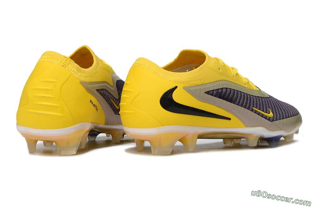 Nike Phantom 6 Low Elite FG Firm Ground Soccer Cleats - Yellow/Ample Gold/Graphite Gray 6