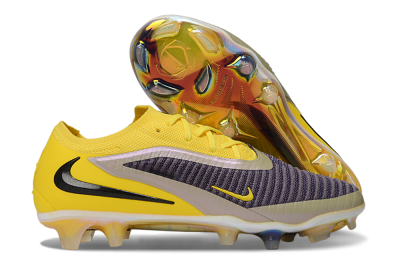 Nike Phantom 6 Low Elite FG Firm Ground Soccer Cleats - Yellow/Ample Gold/Graphite Gray
