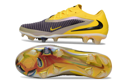 Nike Phantom 6 Low Elite FG Firm Ground Soccer Cleats - Yellow/Ample Gold/Graphite Gray