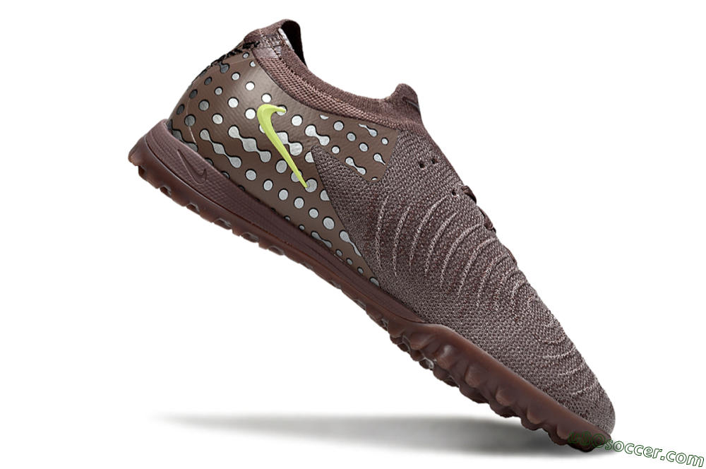 Nike Phantom GX 2 Elite TF Artificial Turf Soccer Shoes - Brown/Olive Green/Gray 4