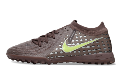 Nike Phantom GX 2 Elite TF Artificial Turf Soccer Shoes - Brown/Olive Green/Gray