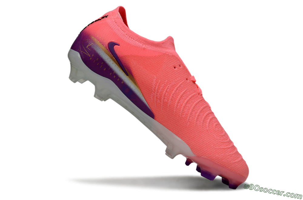 Nike Phantom GX 2 Elite FG Firm Ground Soccer Cleats - Pink/Vibrant Pink/Deep Violet 4