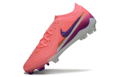 Nike Phantom GX 2 Elite FG Firm Ground Soccer Cleats - Pink/Vibrant Pink/Deep Violet